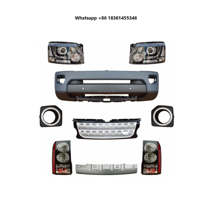 For L319 2010-2013 Factory Sales Upgrade Discovery 4 Style BodyKit Bumper Grille Headlights Taillights Body Kits
For L319 2010-2013 Factory Sales Upgrade Discovery 4 Style BodyKit Bumper Grille Headlights Taillights Body Kits