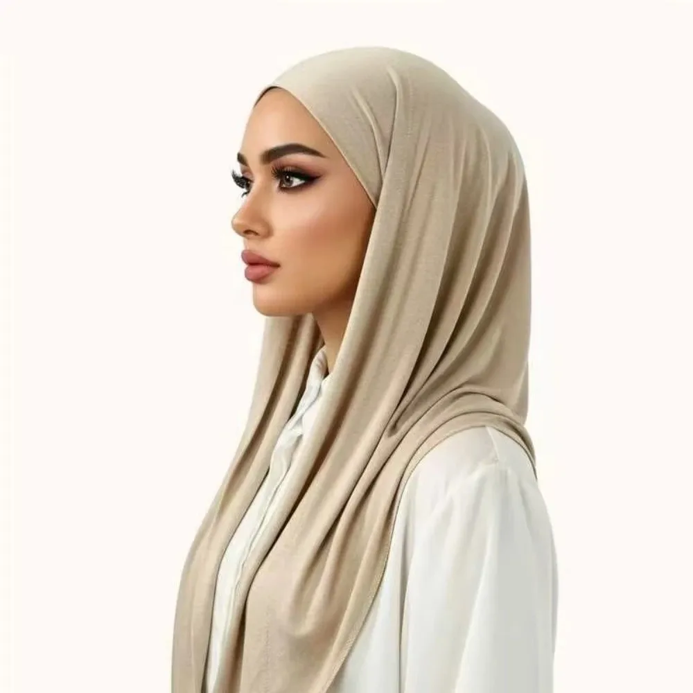 Classic Modal Jersey Instant Hijab Cotton Stretch Wrap-Around Neck Under scarf Solid Color Breathable Headscarf for Women
Classic Modal Jersey Instant Hijab Cotton Stretch Wrap-Around Neck Under scarf Solid Color Breathable Headscarf for Women