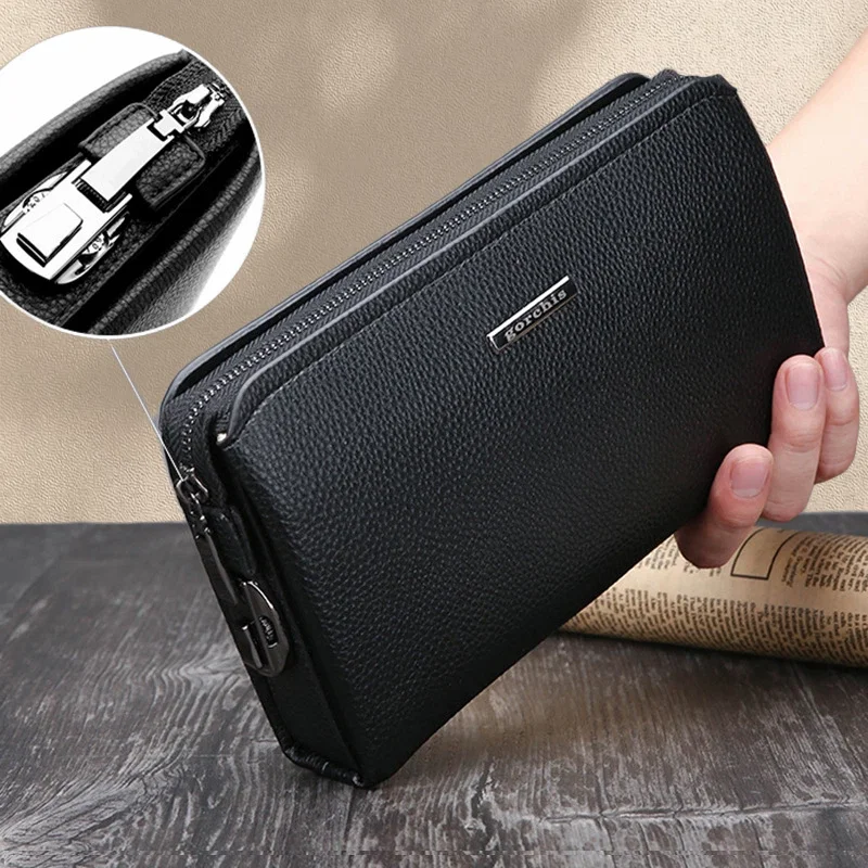 Мужская противоугонная сумка с замком по отпечатку пальца, деловой кошелек большой емкости
Мужская противоугонная сумка с замком по отпечатку пальца, деловой кошелек большой емкости