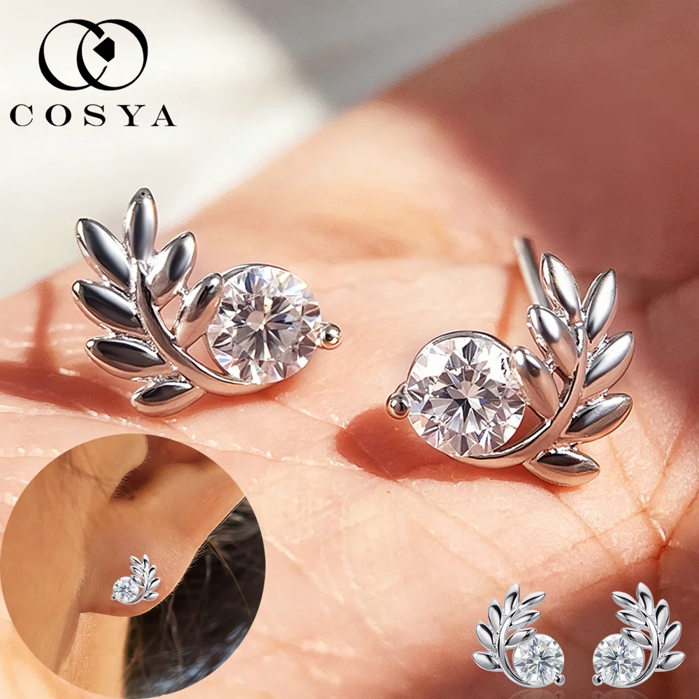 Серьги-гвоздики COSYA с настоящим муассанитом для женщин, 100% серебро 925 пробы, 3,5 мм, сертифицированные лабораторией, серьги-крылья с имитацией бриллианта, ювелирное украшение, подарок
Серьги-гвоздики COSYA с настоящим муассанитом для женщин, 100% серебро 925 пробы, 3,5 мм, сертифицированные лабораторией, серьги-крылья с имитацией бриллианта, ювелирное украшение, подарок