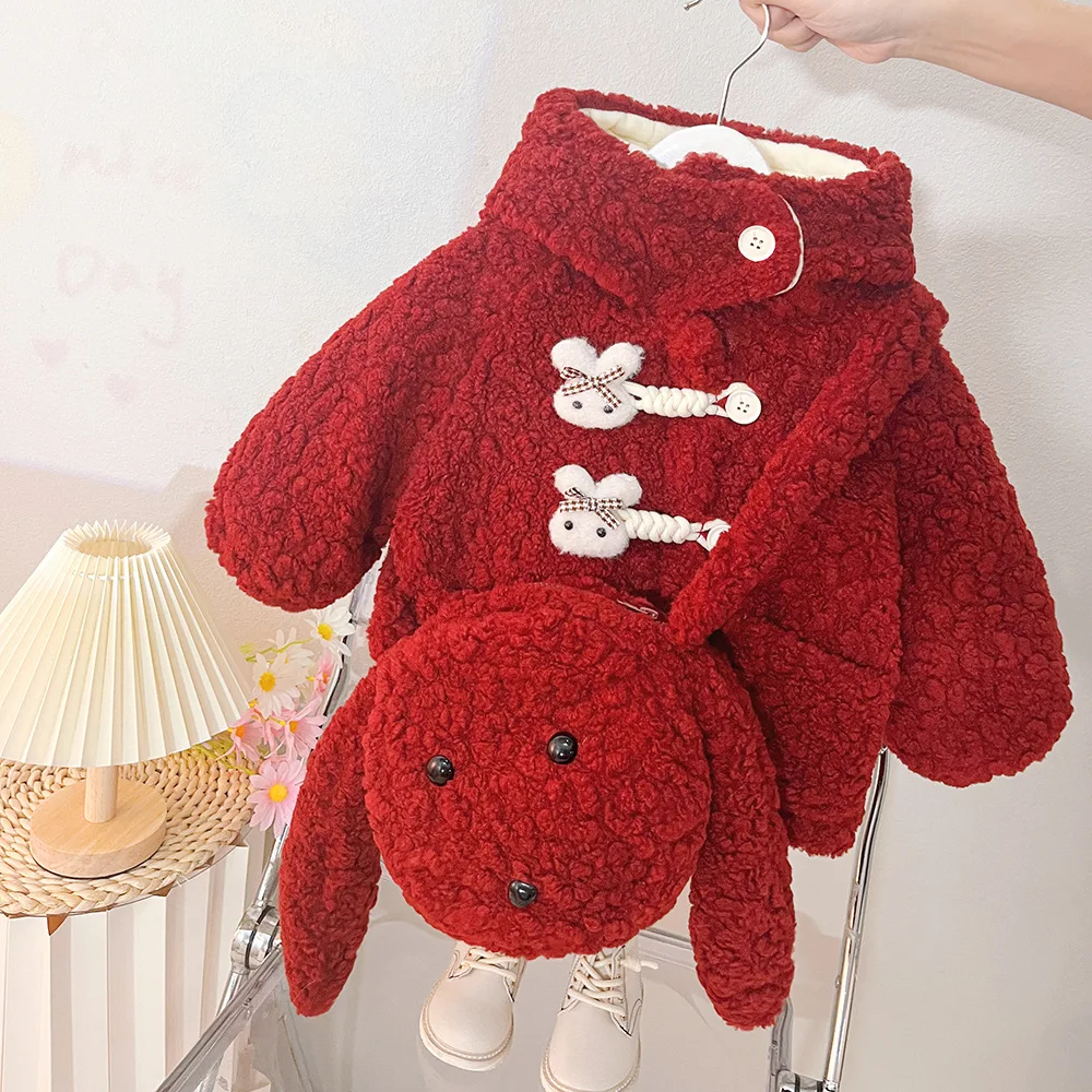 Girls Thick Coats Winter 2025 Children Warm Velvet Jackets Hoodies For Baby Cute Clothes Kids Woolen Outerwear Tops Down Outdoor
Girls Thick Coats Winter 2025 Children Warm Velvet Jackets Hoodies For Baby Cute Clothes Kids Woolen Outerwear Tops Down Outdoor