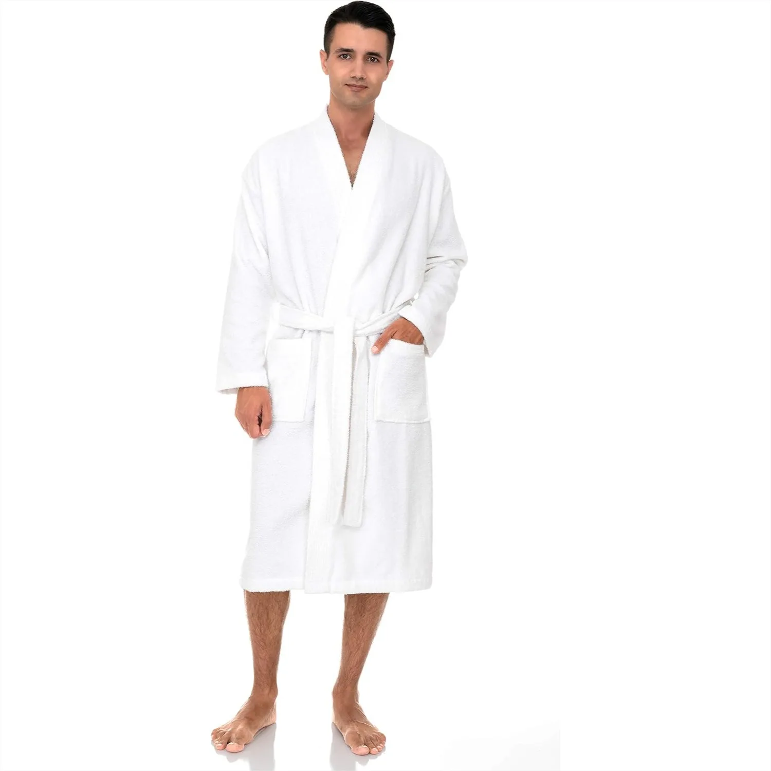 Men's Cotton Terry Cloth Bathrobe Soft Towel Robe with Pockets for Bathroom Spa XS-3X
Men's Cotton Terry Cloth Bathrobe Soft Towel Robe with Pockets for Bathroom Spa XS-3X