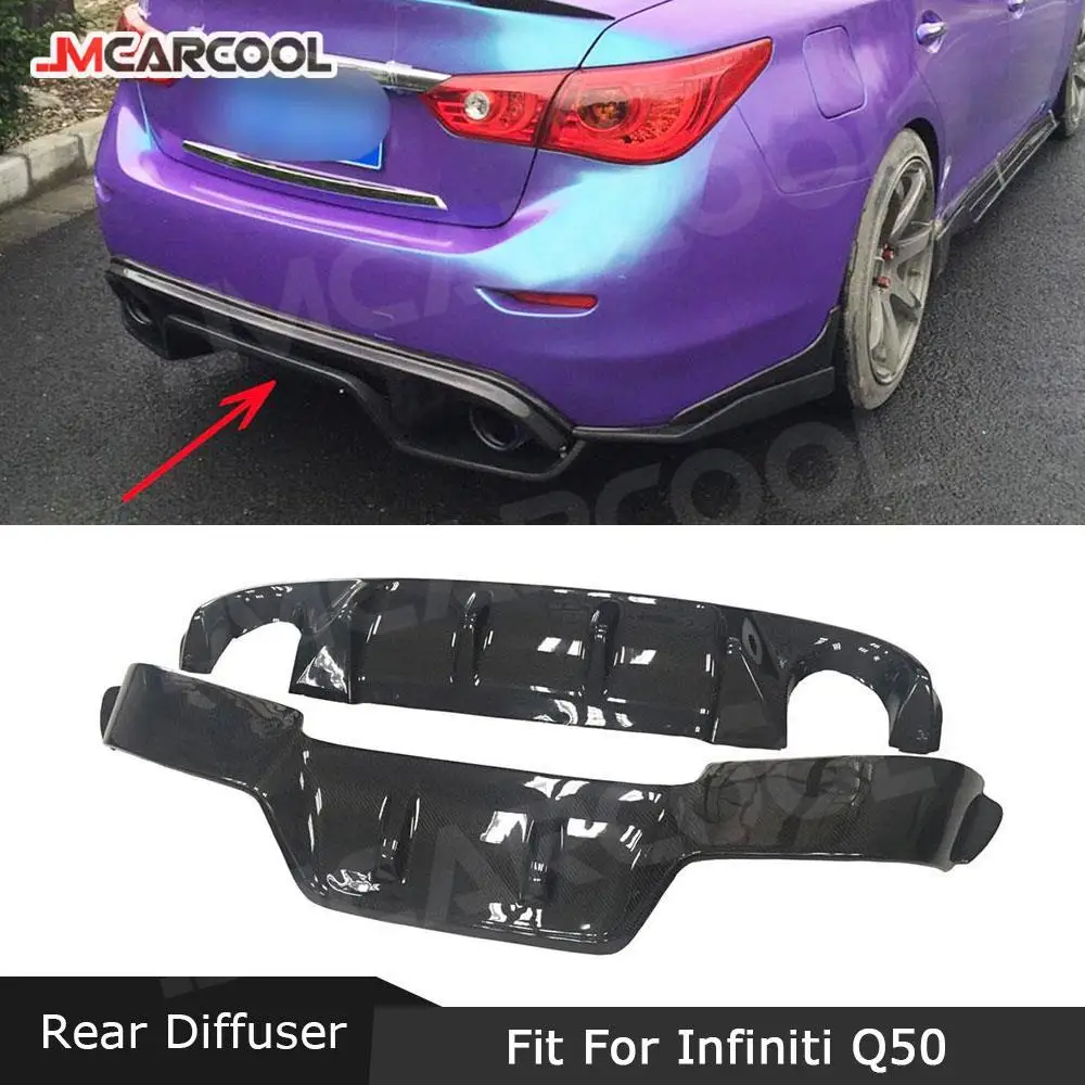 JMCARCOOL Carbon Fiber Rear Lip Diffuser Spoiler For Infiniti Q50 Q50S Standard sport 2014-2017 Prime Hugger Bumper Covers
JMCARCOOL Carbon Fiber Rear Lip Diffuser Spoiler For Infiniti Q50 Q50S Standard sport 2014-2017 Prime Hugger Bumper Covers