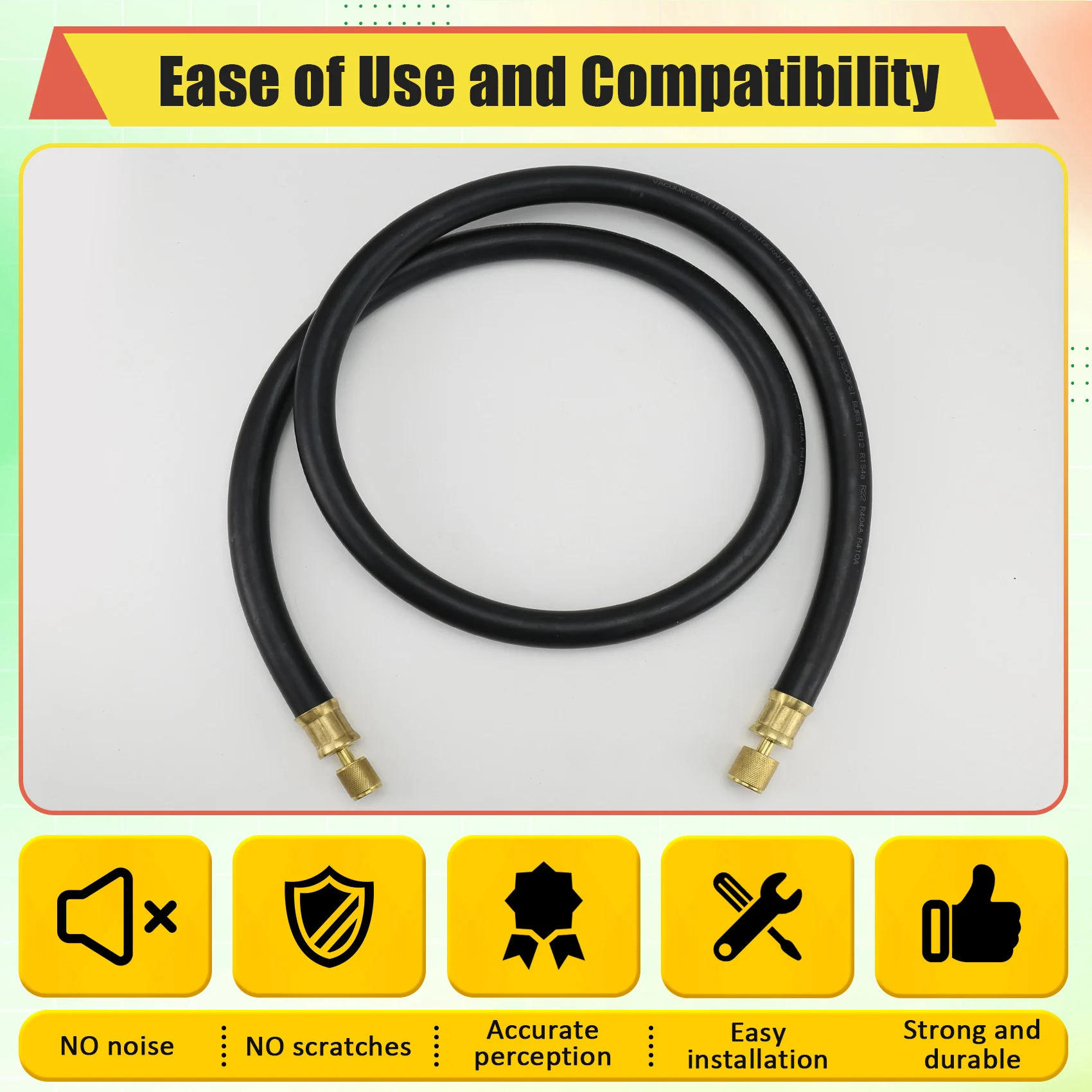 Шланг холодоагента ABJS, черный, диаметр 6 футов, 1/2 дюйма, фитинг от 3/8 до 1/4 дюйма
Шланг холодоагента ABJS, черный, диаметр 6 футов, 1/2 дюйма, фитинг от 3/8 до 1/4 дюйма