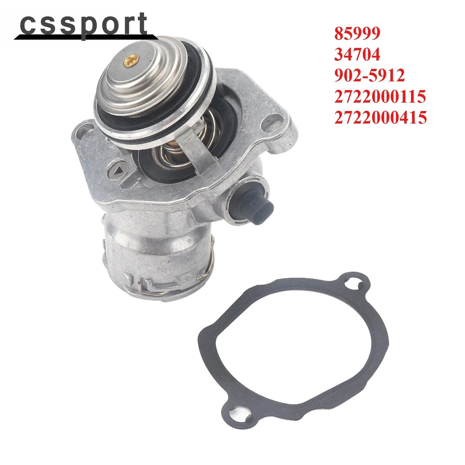 Thermostat with Housing for Mercedes Benz C230 C280 C300 C350 E350 ML350 SLK350
Thermostat with Housing for Mercedes Benz C230 C280 C300 C350 E350 ML350 SLK350