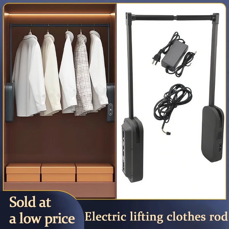 Smart Electric Lifting Hanger Wardrobe Automatic Clothes Hanging Device Rise Back Seat Clothes Hanging Rod Hardware
Smart Electric Lifting Hanger Wardrobe Automatic Clothes Hanging Device Rise Back Seat Clothes Hanging Rod Hardware