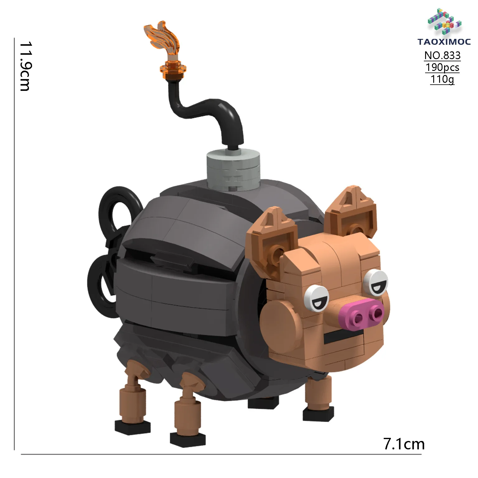 Blast Pig AI The Book of Mountains and Seas Abstract Building Blocks Monster Bricks Toys Compatible With LEGO
Blast Pig AI The Book of Mountains and Seas Abstract Building Blocks Monster Bricks Toys Compatible With LEGO