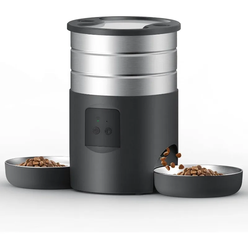 Автоматическая кормушка для кошек для 2 кошек, кормушка с двойной мощностью 4,5 л, автоматический дозатор сухого корма для домашних животных, миска для кошек
Автоматическая кормушка для кошек для 2 кошек, кормушка с двойной мощностью 4,5 л, автоматический дозатор сухого корма для домашних животных, миска для кошек