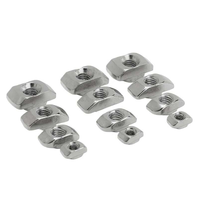 10-100PCS T-nut Hammer Head T Nut M3 M4 M5 M6 M8 Connector Nickel Plated For 20/30/40/45 Series Aluminium Profile Accessories
10-100PCS T-nut Hammer Head T Nut M3 M4 M5 M6 M8 Connector Nickel Plated For 20/30/40/45 Series Aluminium Profile Accessories
