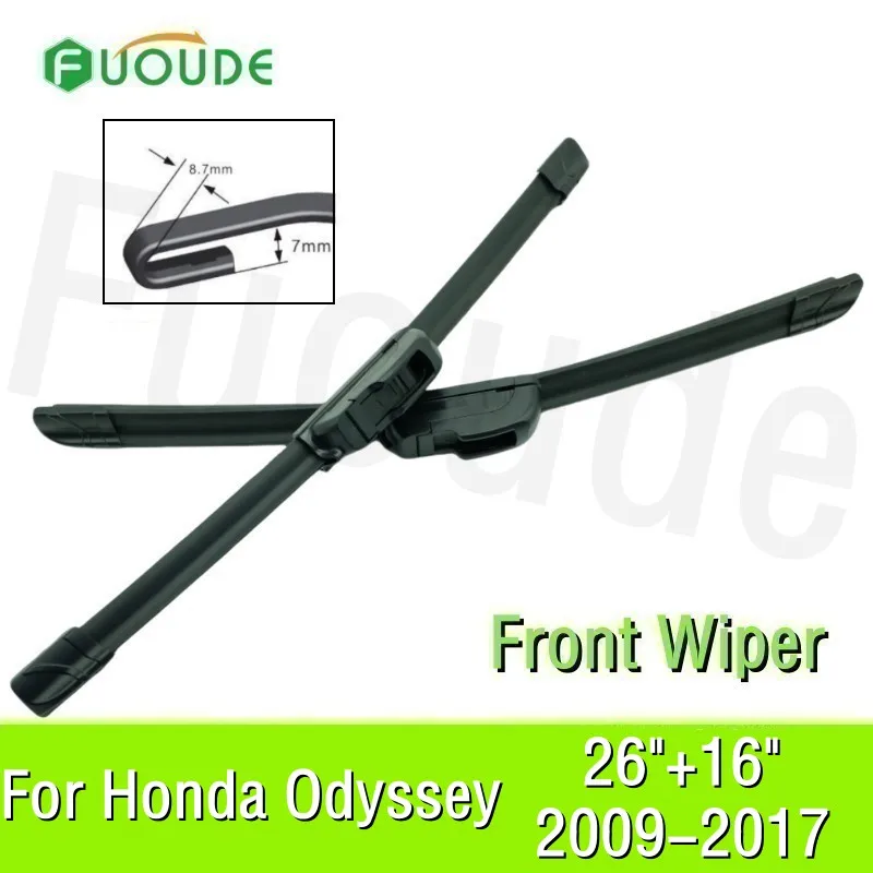 Wiper Blade For Honda Odyssey 26"+16" Car Windshield Windscreen Rubber 2009 2010 2011 2012 2013 2014 2015 2017
Wiper Blade For Honda Odyssey 26"+16" Car Windshield Windscreen Rubber 2009 2010 2011 2012 2013 2014 2015 2017