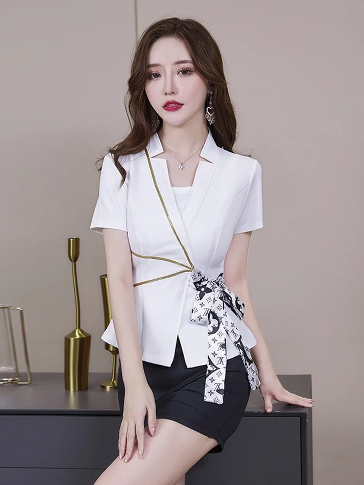 Summer Thin Two-Piece Set Technicians Work Uniforms for Foot Bath Ladies Elegant Slimming Stylish Health Cloth Ladies Wear
Summer Thin Two-Piece Set Technicians Work Uniforms for Foot Bath Ladies Elegant Slimming Stylish Health Cloth Ladies Wear