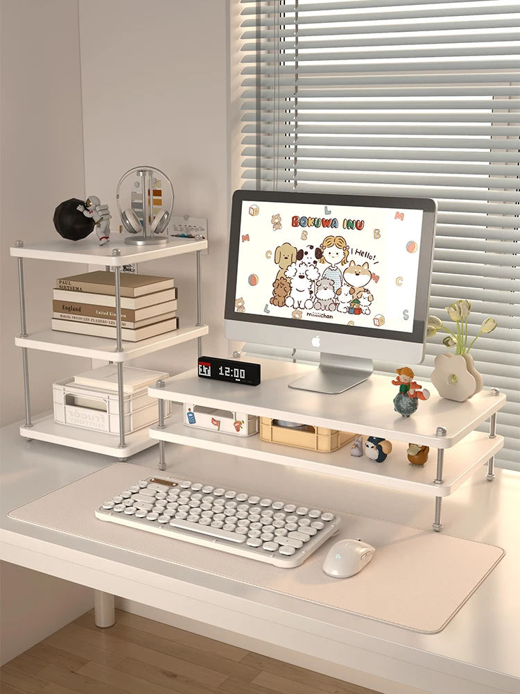 Rustic Wood Computer Monitor Stand Desk Organizer Multi-Layer Display Elevation Storage Shelf Home Furniture Decor
Rustic Wood Computer Monitor Stand Desk Organizer Multi-Layer Display Elevation Storage Shelf Home Furniture Decor