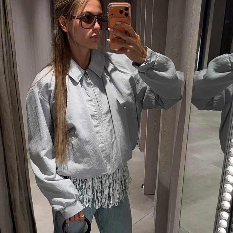 Oversize Women's Jacket 2026 New Fashion Spring Autumn Long-Sleeve Pilot Jacket for Women Casual Chic Loose Women Outerwear
Oversize Women's Jacket 2026 New Fashion Spring Autumn Long-Sleeve Pilot Jacket for Women Casual Chic Loose Women Outerwear