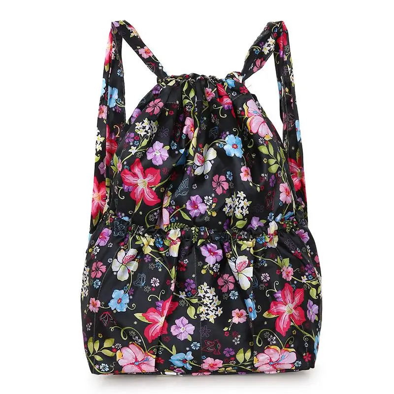 New Large Capacity Waterproof Floral Backpack Drawstring Double Shoulder Bag Lightweight Shopping Bag for Young Men And Women
New Large Capacity Waterproof Floral Backpack Drawstring Double Shoulder Bag Lightweight Shopping Bag for Young Men And Women