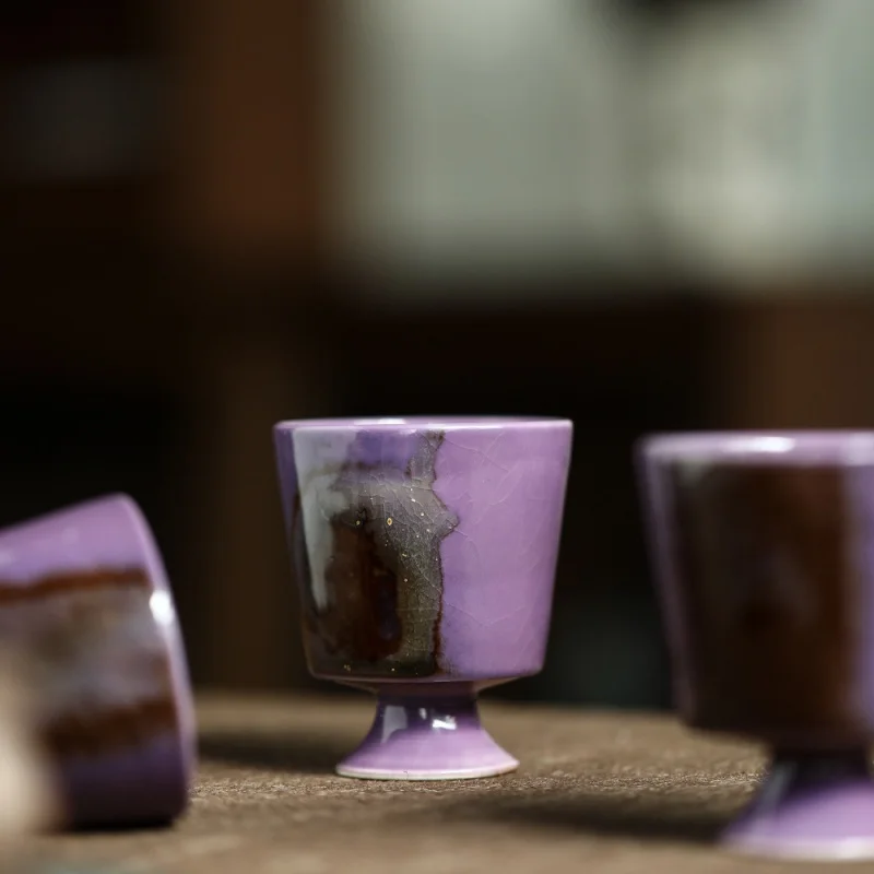 Jingdezhen Handmade High Temperature Purple Raw Ore Color Glaze Tea Cup Tea Cup Individual Single Cup Master Cup Kung Fu Tea Set
Jingdezhen Handmade High Temperature Purple Raw Ore Color Glaze Tea Cup Tea Cup Individual Single Cup Master Cup Kung Fu Tea Set
