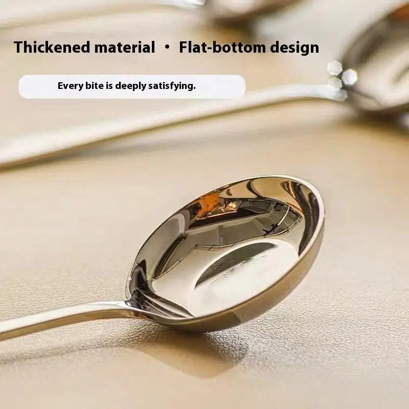 Stainless Steel Round Spoon Net Red Golden Dinner Long Handle Stirring Dessert Spoons For Kitchen Accessories Gadgets
Stainless Steel Round Spoon Net Red Golden Dinner Long Handle Stirring Dessert Spoons For Kitchen Accessories Gadgets