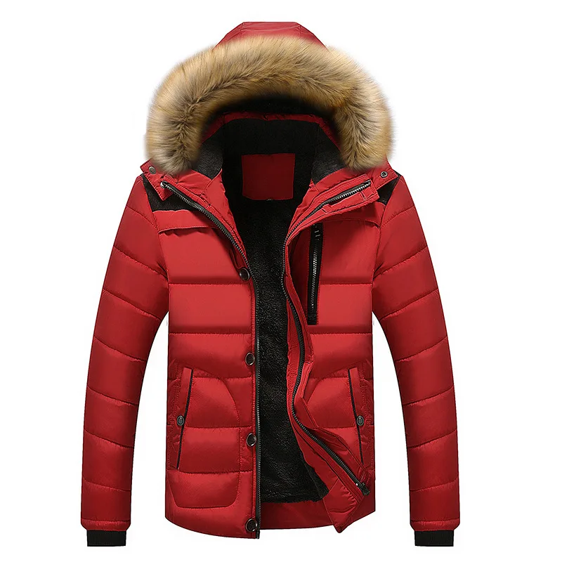 Men's Autumn and Winter Plush Cotton Jacket, Oversized Warm Clothing, Casual Men's Hooded Cotton Jacket
Men's Autumn and Winter Plush Cotton Jacket, Oversized Warm Clothing, Casual Men's Hooded Cotton Jacket