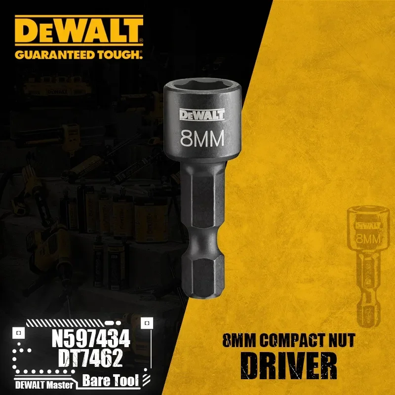 DEWALT DT7462 Magnetic Sleeve Set N597434 - Compact Nut & Screwdriver Bits 8mm Hexagonal Handle Sleeve Tool Accessories
DEWALT DT7462 Magnetic Sleeve Set N597434 - Compact Nut & Screwdriver Bits 8mm Hexagonal Handle Sleeve Tool Accessories