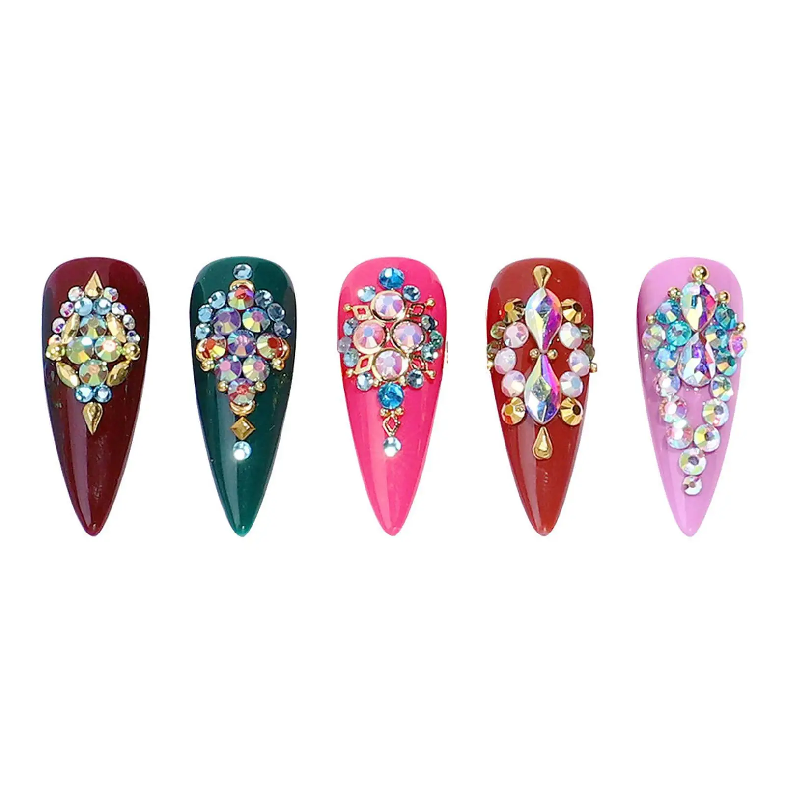 3D Nail Art Rhinestones Mixed Colors Flat Back Resin Gems Set for DIY Nail Design and Festival Decor
3D Nail Art Rhinestones Mixed Colors Flat Back Resin Gems Set for DIY Nail Design and Festival Decor