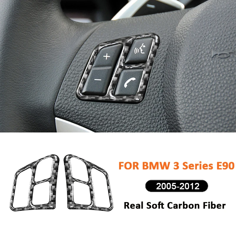 For BMW 3 Series E90 2005-2012 Carbon Fiber Car Steering Wheel Buttons Panel Frame Decorative Sticker Auto Interior Accessories
For BMW 3 Series E90 2005-2012 Carbon Fiber Car Steering Wheel Buttons Panel Frame Decorative Sticker Auto Interior Accessories