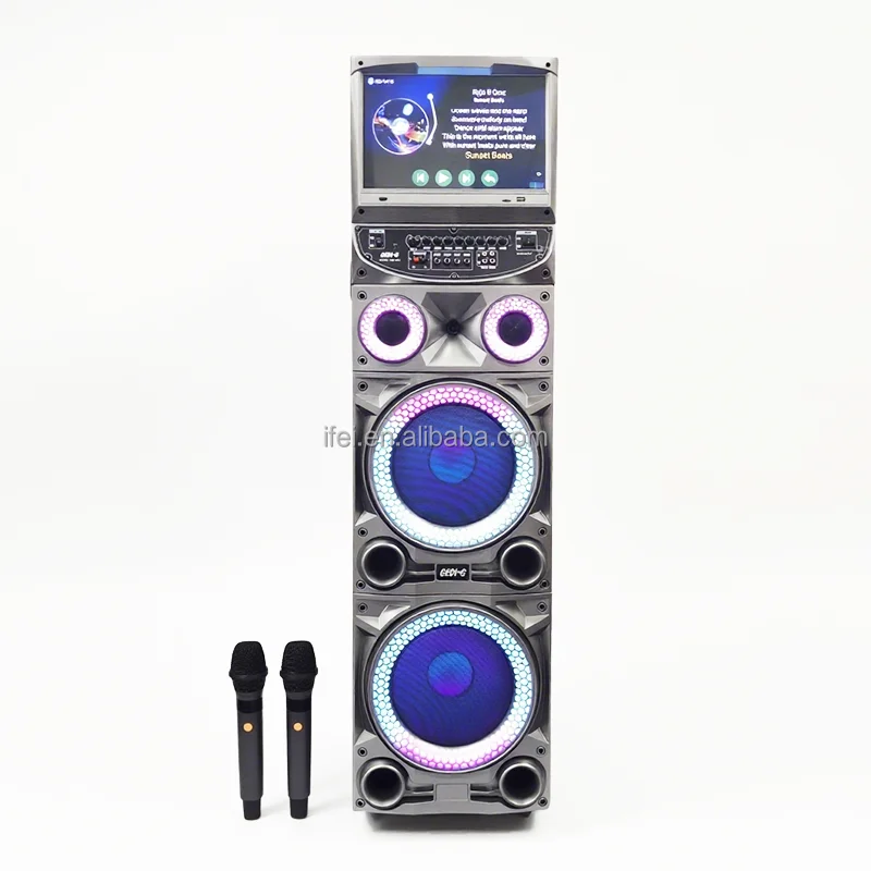 Лидер продаж, новейший двойной 12-дюймовый динамик для DJ, большой TWS, низкочастотный динамик с двойным беспроводным микрофоном IFeiGift GD-1415 Speak
Лидер продаж, новейший двойной 12-дюймовый динамик для DJ, большой TWS, низкочастотный динамик с двойным беспроводным микрофоном IFeiGift GD-1415 Speak