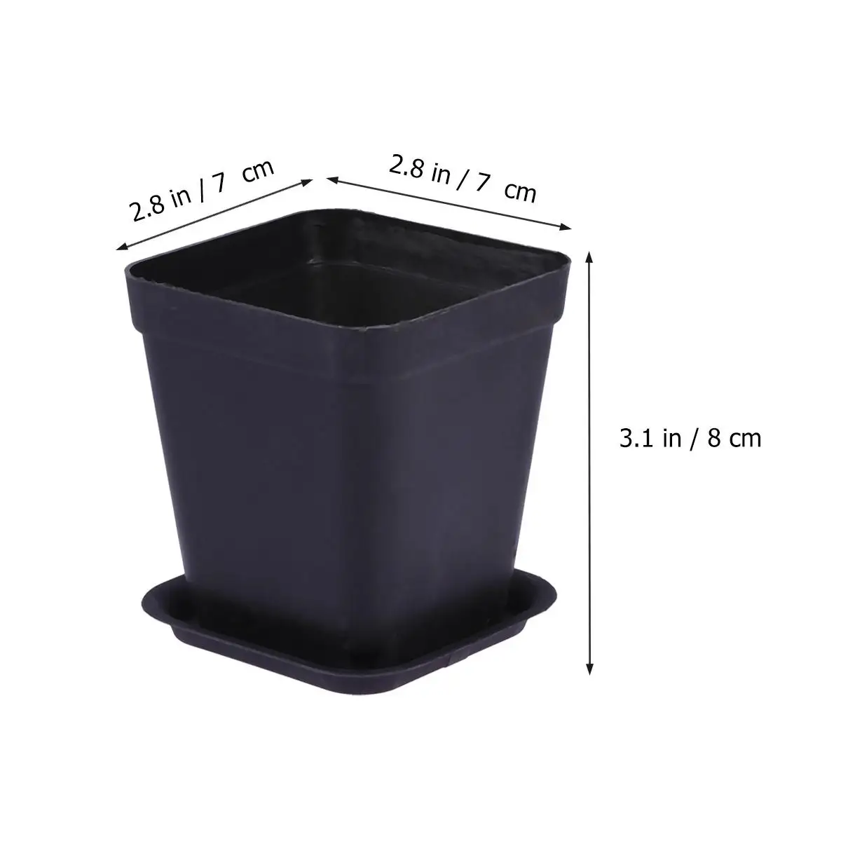Small Square Flower Pot 3 Sets Plastic Planters Breathable Mesh Bottom High Foot Design Perfect Office Balcony Bedroom School
Small Square Flower Pot 3 Sets Plastic Planters Breathable Mesh Bottom High Foot Design Perfect Office Balcony Bedroom School