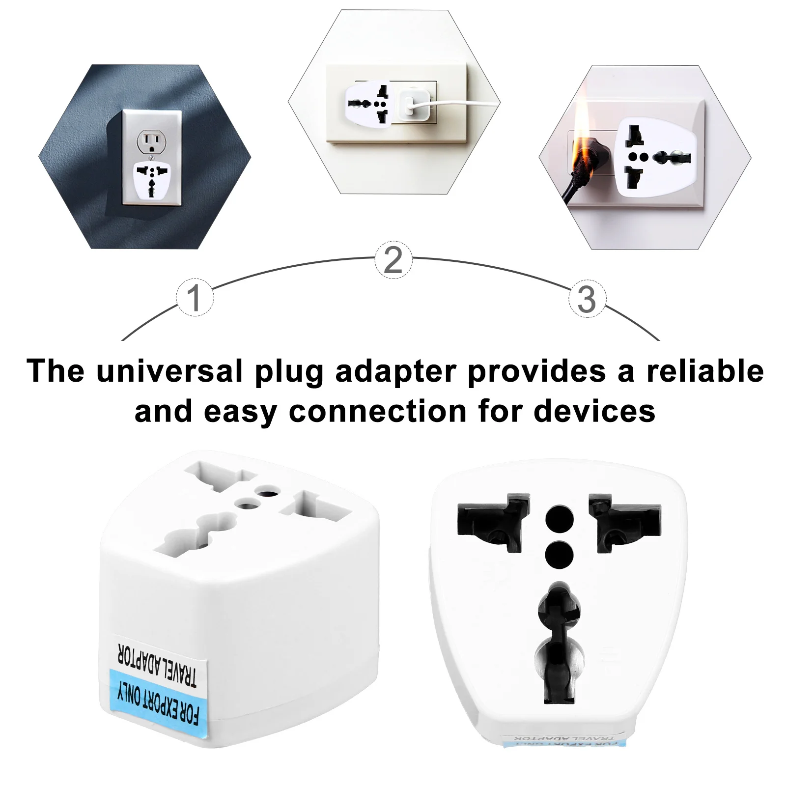 Universal Uk To Australian Plug Adapter Outlet Converter Socket For Shaver Lights Hair Dryer Toothbrush Plug
Universal Uk To Australian Plug Adapter Outlet Converter Socket For Shaver Lights Hair Dryer Toothbrush Plug