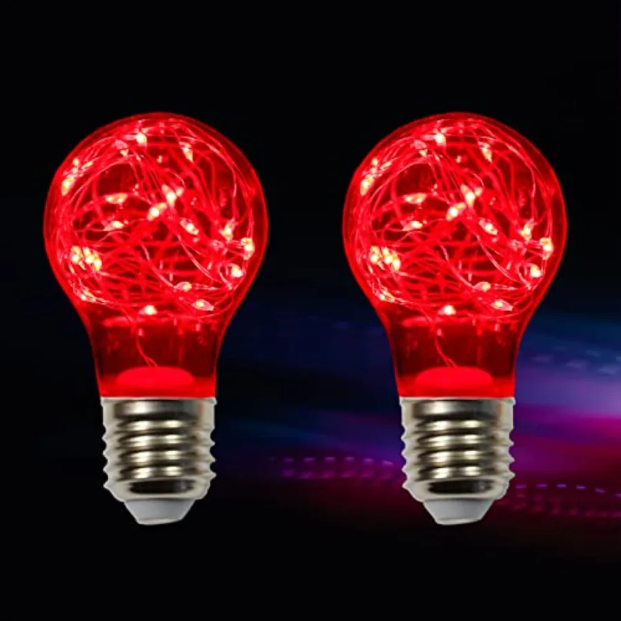 Christmas Decorative Red Light Bulb, 2W LED Fairy Light Bulbs, 15W Equivalent Cute Light Bulbs for Pendant Light Fixtures, Bedr
Christmas Decorative Red Light Bulb, 2W LED Fairy Light Bulbs, 15W Equivalent Cute Light Bulbs for Pendant Light Fixtures, Bedr