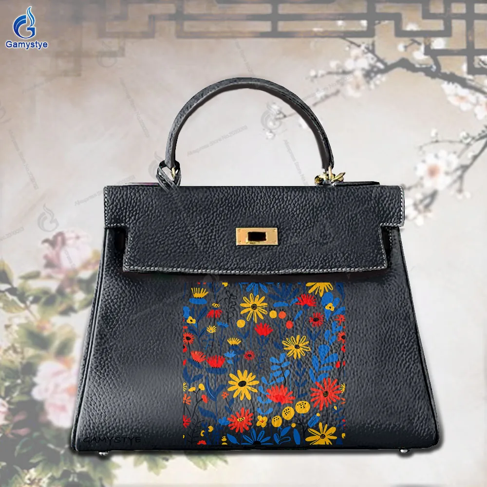 Personalizar Bolso Сумки с художественным принтом Красочный цветочный узор Верхний слой из воловьей кожи Женская большая сумка Женская сумка A Mains Luxury Bos
Personalizar Bolso Сумки с художественным принтом Красочный цветочный узор Верхний слой из воловьей кожи Женская большая сумка Женская сумка A Mains Luxury Bos