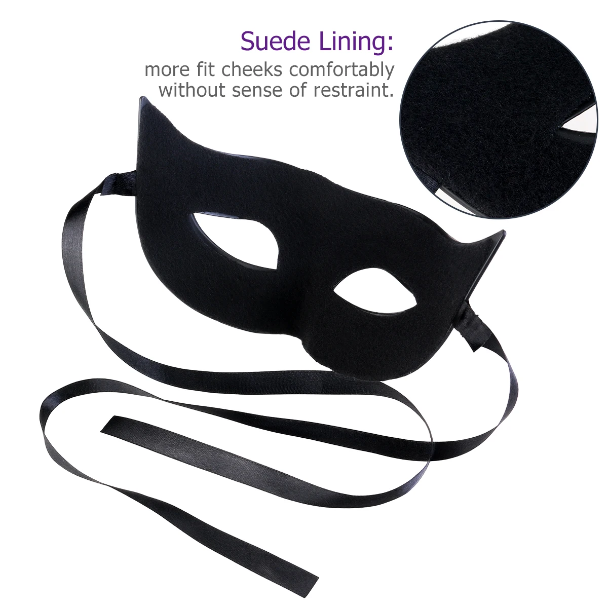 Black Masquerade Eye Mask Soft Ribbon Attached Perfect for Balls Halloween Prom Weddings Party Masks Accessories Elegant Design
Black Masquerade Eye Mask Soft Ribbon Attached Perfect for Balls Halloween Prom Weddings Party Masks Accessories Elegant Design