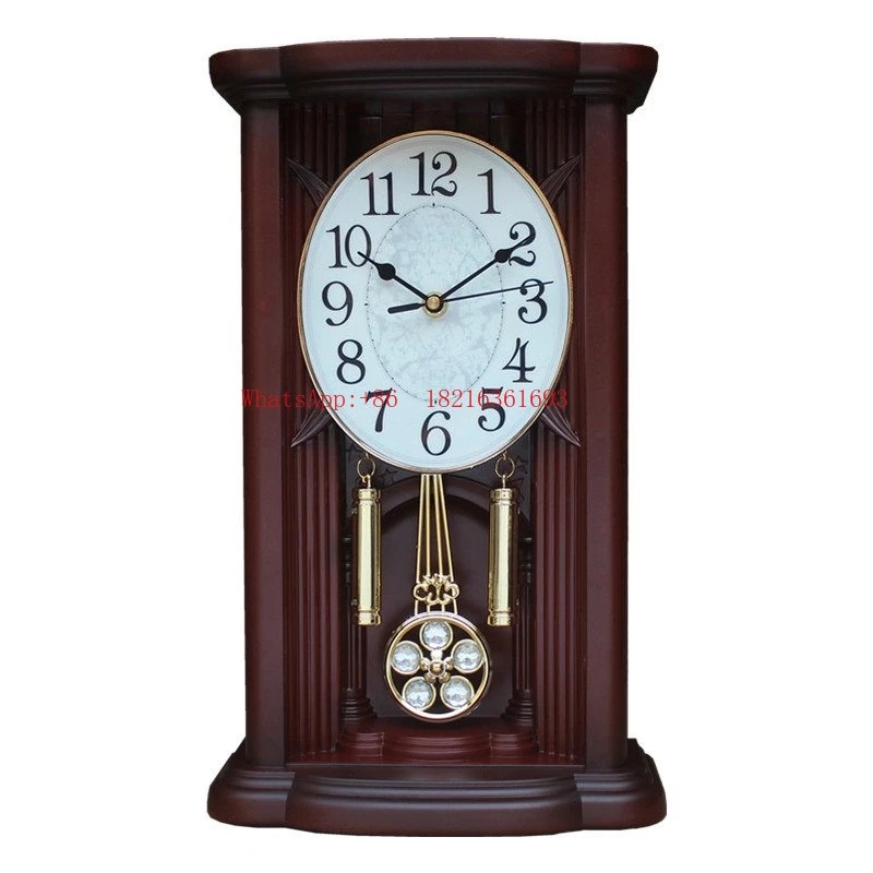 Living Room Chinese Time Clock Bedroom Silent Quartz Clock European Retro Clock
Living Room Chinese Time Clock Bedroom Silent Quartz Clock European Retro Clock