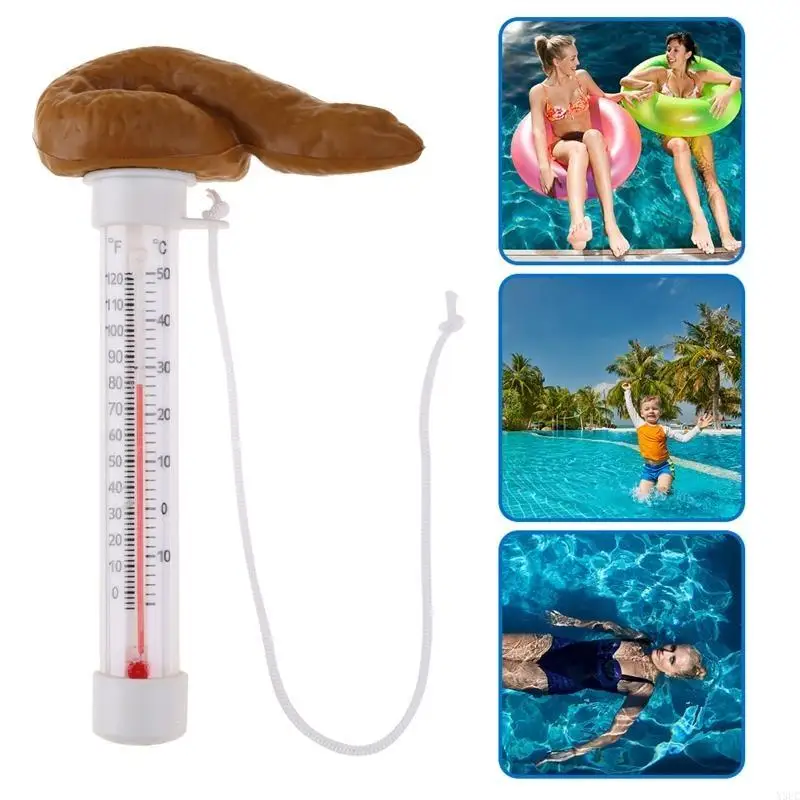 Pool Thermometer High Accuracy Anti Corrosion Floating Poop Prank Thermometer X3UC
Pool Thermometer High Accuracy Anti Corrosion Floating Poop Prank Thermometer X3UC