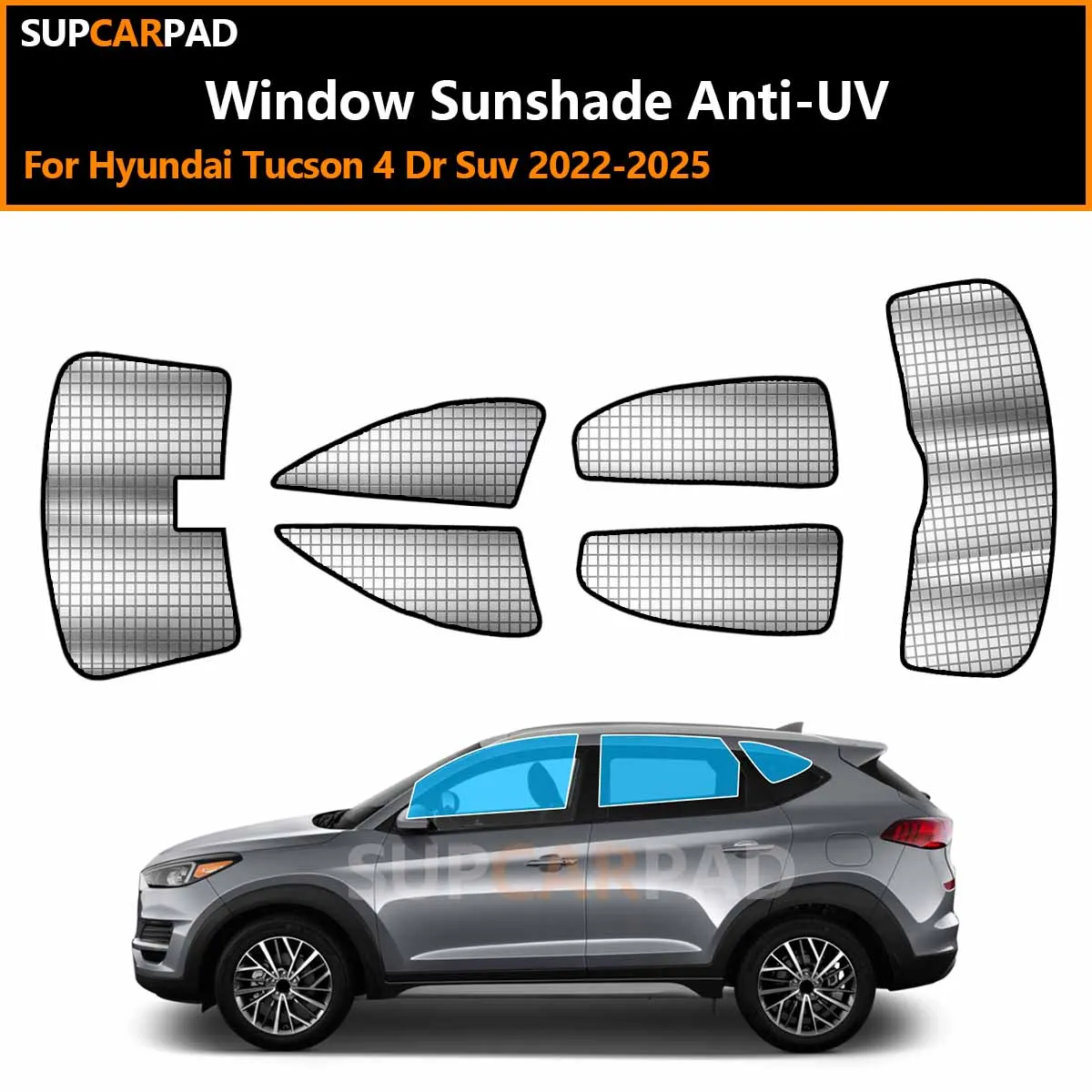 For Hyundai Tucson 4 Dr Suv 2022-2025 Custom Car Window Sunshade Anti-UV Car Sun Window Visors Sunshade Covers Accessories
For Hyundai Tucson 4 Dr Suv 2022-2025 Custom Car Window Sunshade Anti-UV Car Sun Window Visors Sunshade Covers Accessories