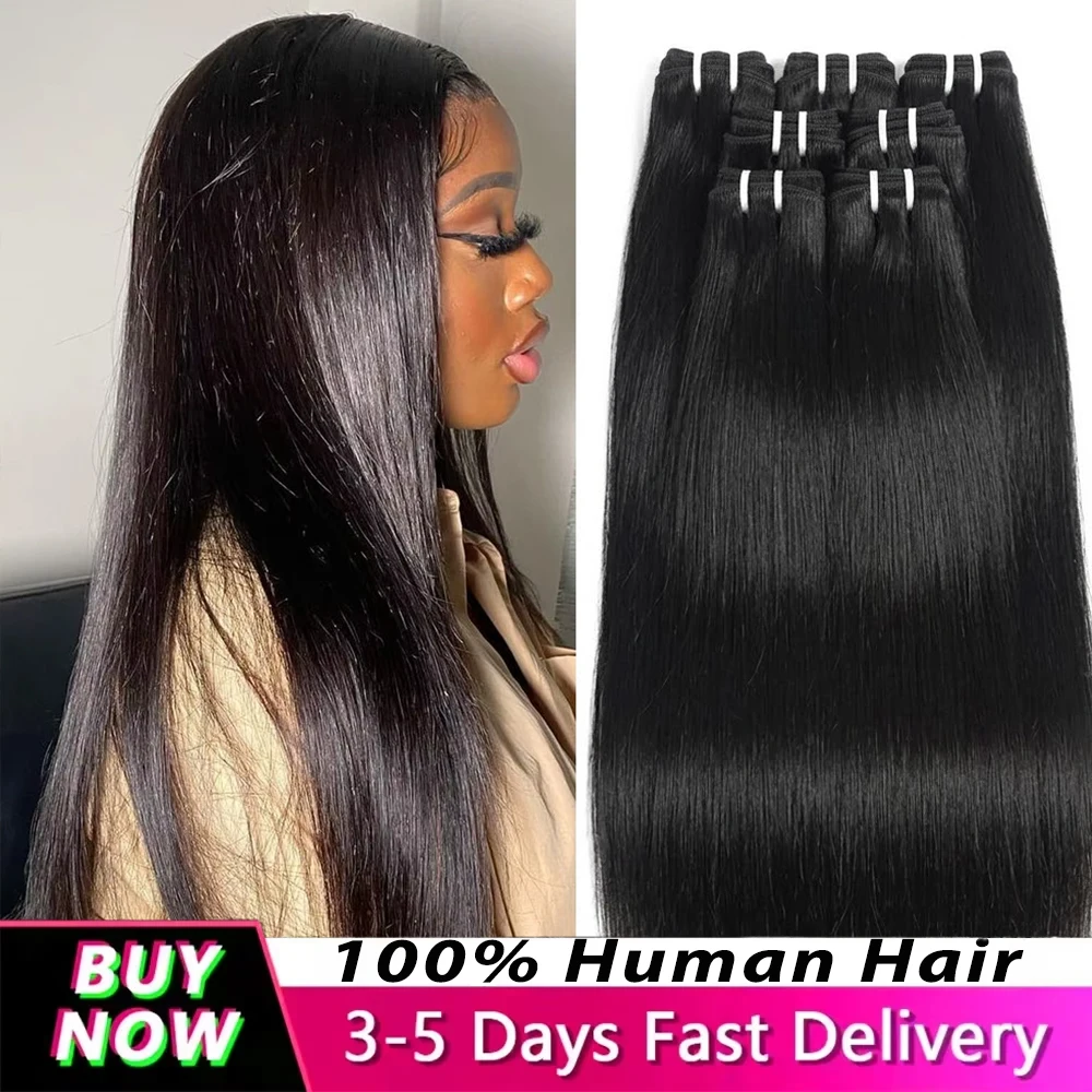 16A Double Drawn Bone Straight Human Hair Bundle 100% Raw Human Hair 20 22 24 Inch Natural Black Color Unprocessed Virgin Pure Human Hair Extensions Top Quality
16A Double Drawn Bone Straight Human Hair Bundle 100% Raw Human Hair 20 22 24 Inch Natural Black Color Unprocessed Virgin Pure Human Hair Extensions Top Quality