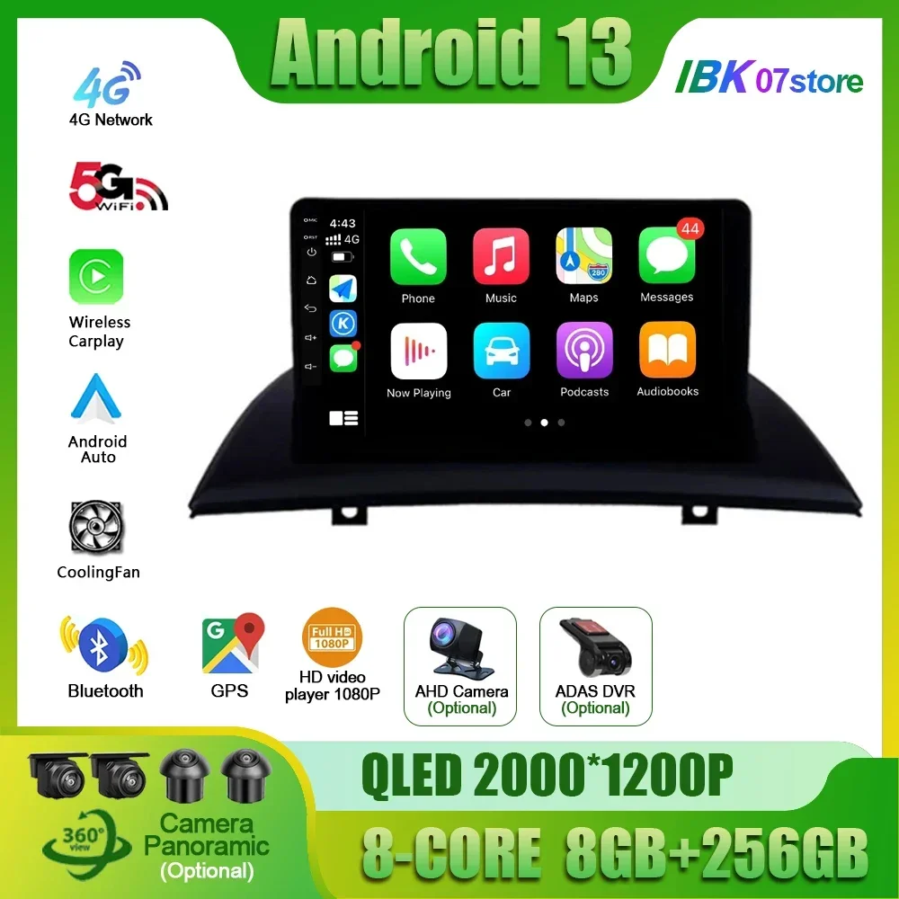 Для BMW X3 E83 2003-2010 Android 13 автомобильное радио 8 ядер 4G WIFI BLuetooth мультимедийный беспроводной Carplay Авто GPS экран стерео
Для BMW X3 E83 2003-2010 Android 13 автомобильное радио 8 ядер 4G WIFI BLuetooth мультимедийный беспроводной Carplay Авто GPS экран стерео