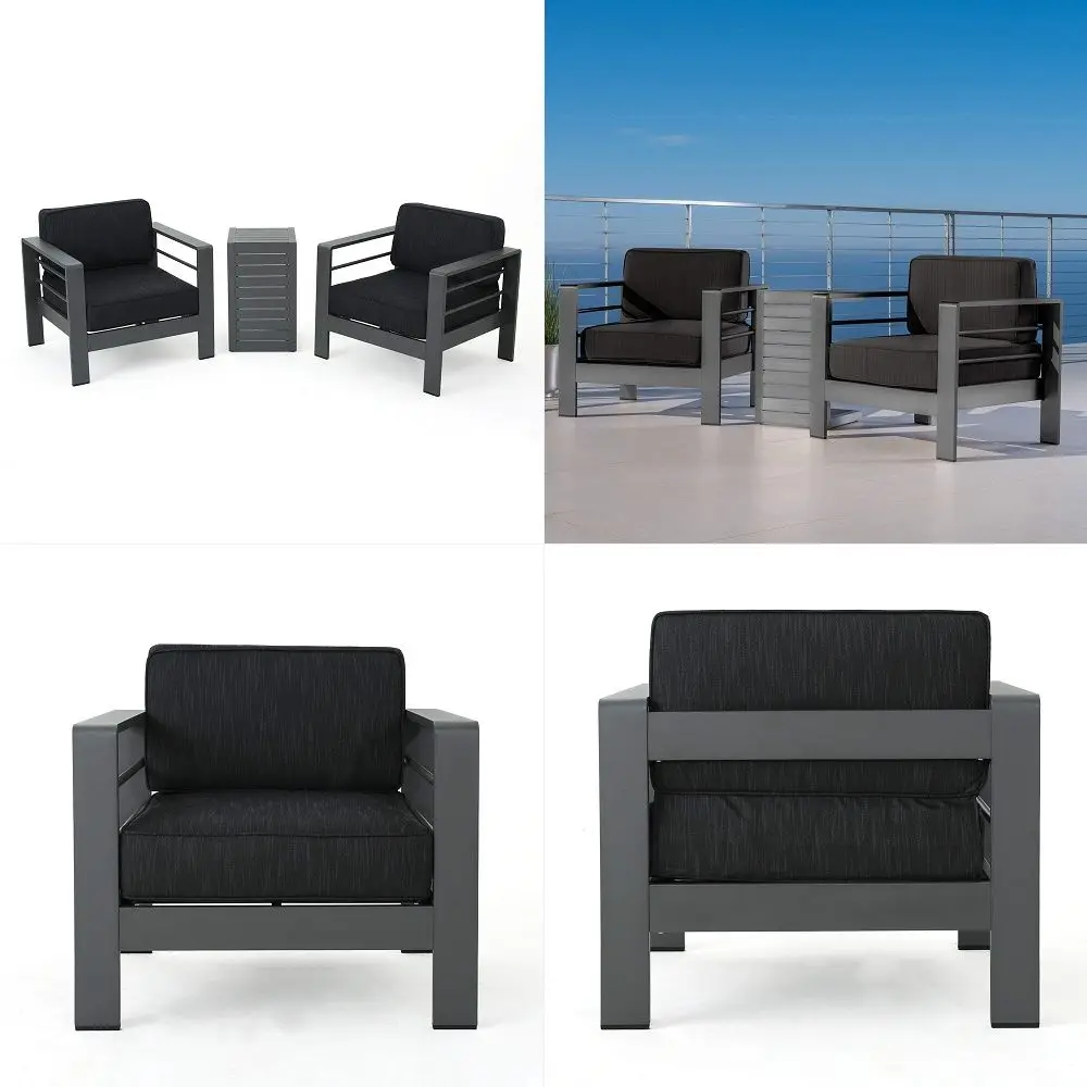 7 Piece Outdoor Patio Furniture Set, Rattan Chairs Glass Table Wicker Conversation Seating Sectional Sofa with Cushions BrownCa
7 Piece Outdoor Patio Furniture Set, Rattan Chairs Glass Table Wicker Conversation Seating Sectional Sofa with Cushions BrownCa