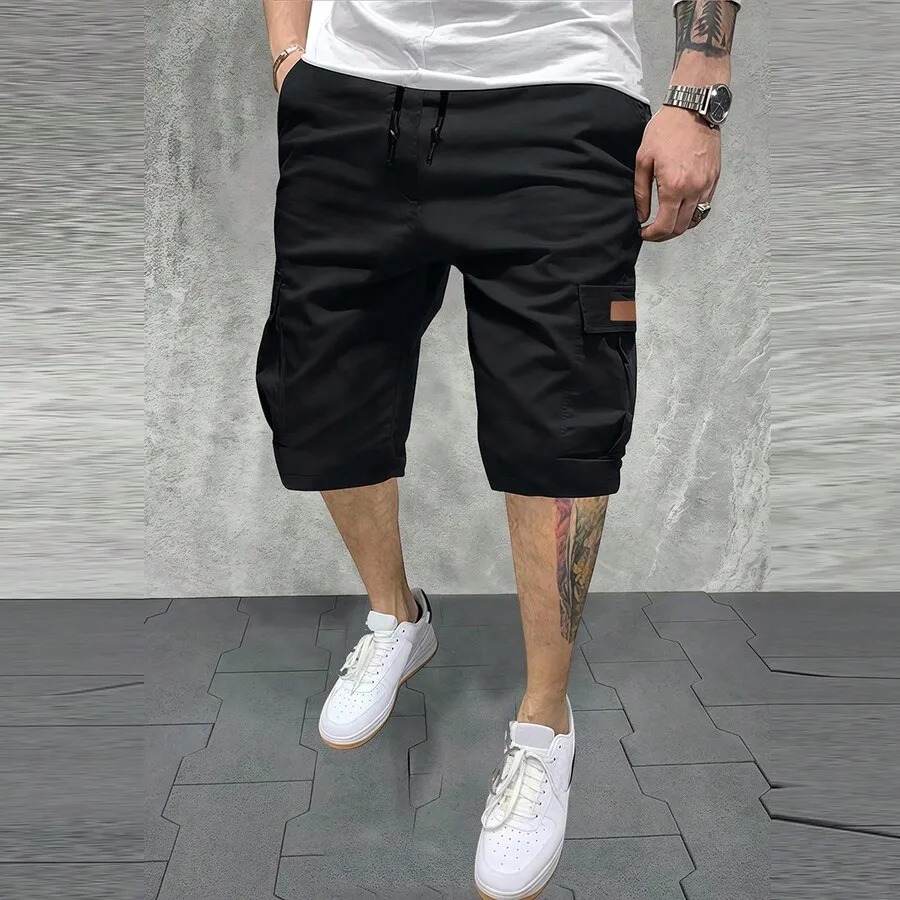 Mens Cargo Shorts Elastic Waist Drawstring Casual Summer Shorts
Mens Cargo Shorts Elastic Waist Drawstring Casual Summer Shorts