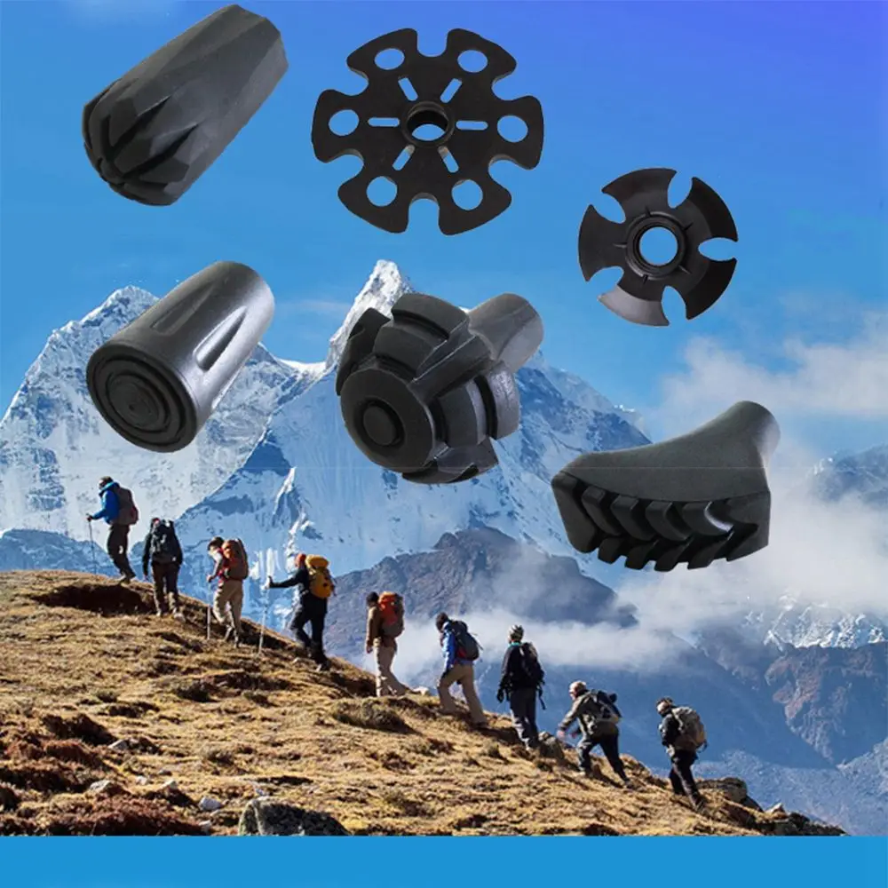 Telescopic Outdoor Tool Pole Replacement Tips Trekking Poles Protectors Walking Stick Head Hiking Alpenstock Hiking Accessories 
Telescopic Outdoor Tool Pole Replacement Tips Trekking Poles Protectors Walking Stick Head Hiking Alpenstock Hiking Accessories