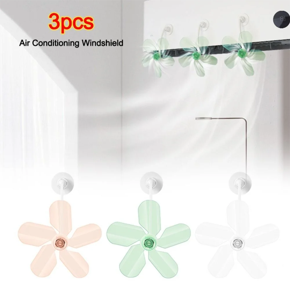 3Pcs Windmill Shaped Air Conditioning Windshield Anti-direct Adjustable Angles Blowing Wind Guide Cover Air Conditioner Fan
3Pcs Windmill Shaped Air Conditioning Windshield Anti-direct Adjustable Angles Blowing Wind Guide Cover Air Conditioner Fan