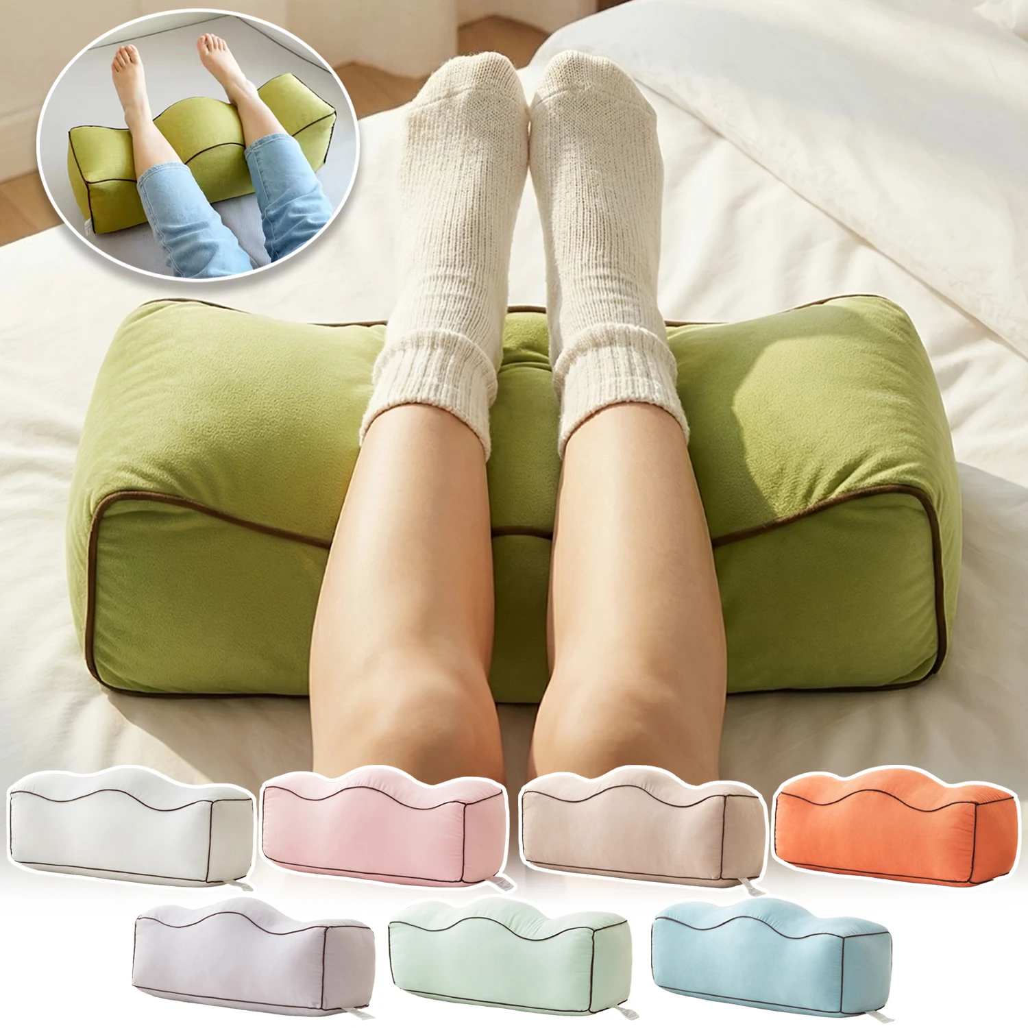 1PC Leg Pillows, Leg Foot Elevating Pillow Lumbar Support Cushion for Pregnant Leg-clamping Pad Body Support Pillows 60x20x20cm
1PC Leg Pillows, Leg Foot Elevating Pillow Lumbar Support Cushion for Pregnant Leg-clamping Pad Body Support Pillows 60x20x20cm