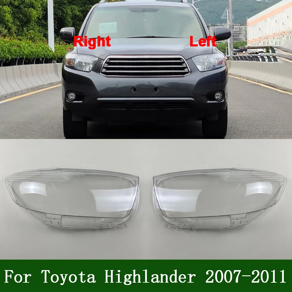 For Toyota Highlander 2007-2011 Headlight Cover Transparent Lampshade Lamp Lens Headlamp Shell Plexiglass Auto Replacement Parts
For Toyota Highlander 2007-2011 Headlight Cover Transparent Lampshade Lamp Lens Headlamp Shell Plexiglass Auto Replacement Parts