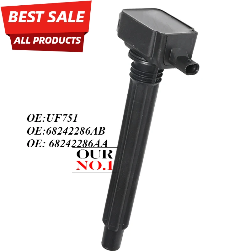 68242286AA Ignition Coil For CHRYSLER 200 2.4 For JEEP CHEROKEE COMPASS RENEGADE SUV For DODGE DART 2.4 UF751 68242286AB
68242286AA Ignition Coil For CHRYSLER 200 2.4 For JEEP CHEROKEE COMPASS RENEGADE SUV For DODGE DART 2.4 UF751 68242286AB