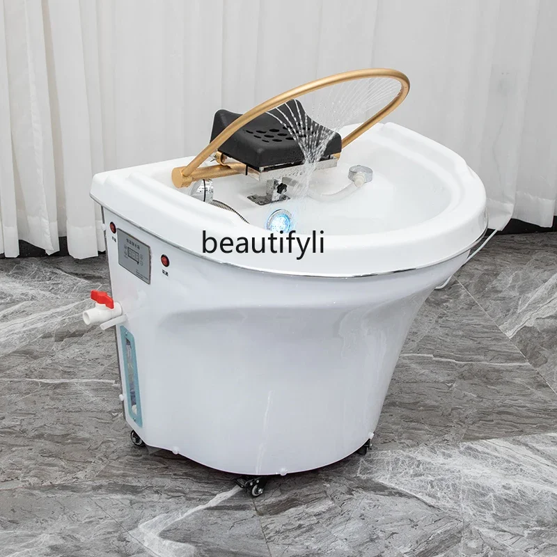 Beauty Salon Special Water Storage Basin Movable Head Therapy Shampoo Basin Water Circulation Fumigation Shampoo Hair Salon
Beauty Salon Special Water Storage Basin Movable Head Therapy Shampoo Basin Water Circulation Fumigation Shampoo Hair Salon