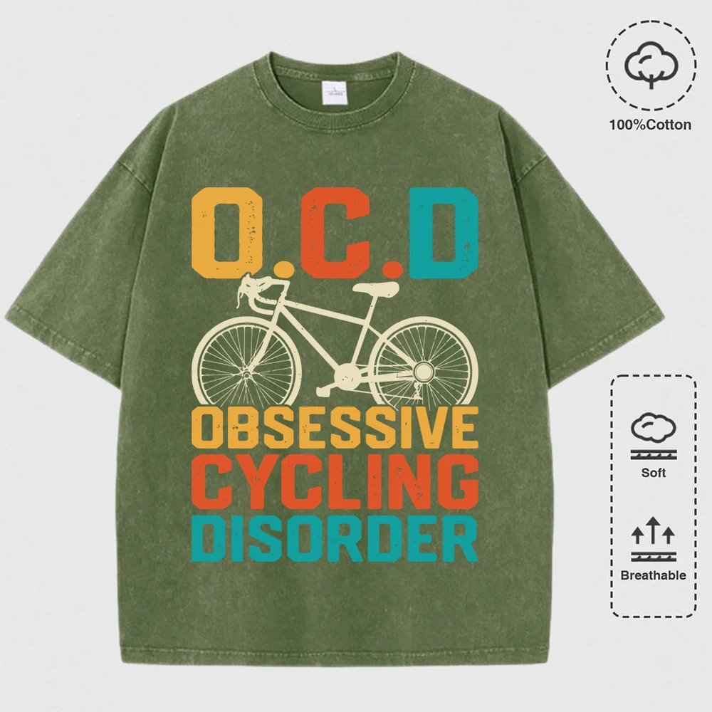 Ocd Obsessive Cycling Disoroer Printing Women Washed T Shirts Casual Hip Hop Tees Tops Multicolor Cotton Short Sleeve Woman
Ocd Obsessive Cycling Disoroer Printing Women Washed T Shirts Casual Hip Hop Tees Tops Multicolor Cotton Short Sleeve Woman