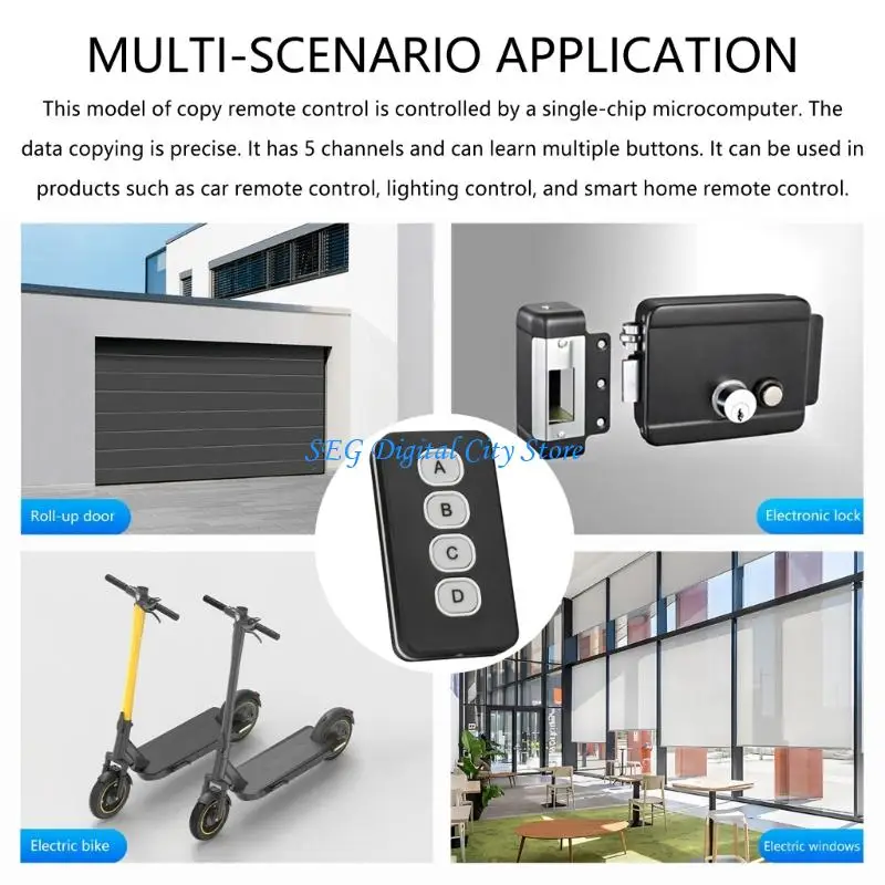 U75B 4 Button Remote Duplicators ABS Long Ranges Garage Door Application
U75B 4 Button Remote Duplicators ABS Long Ranges Garage Door Application