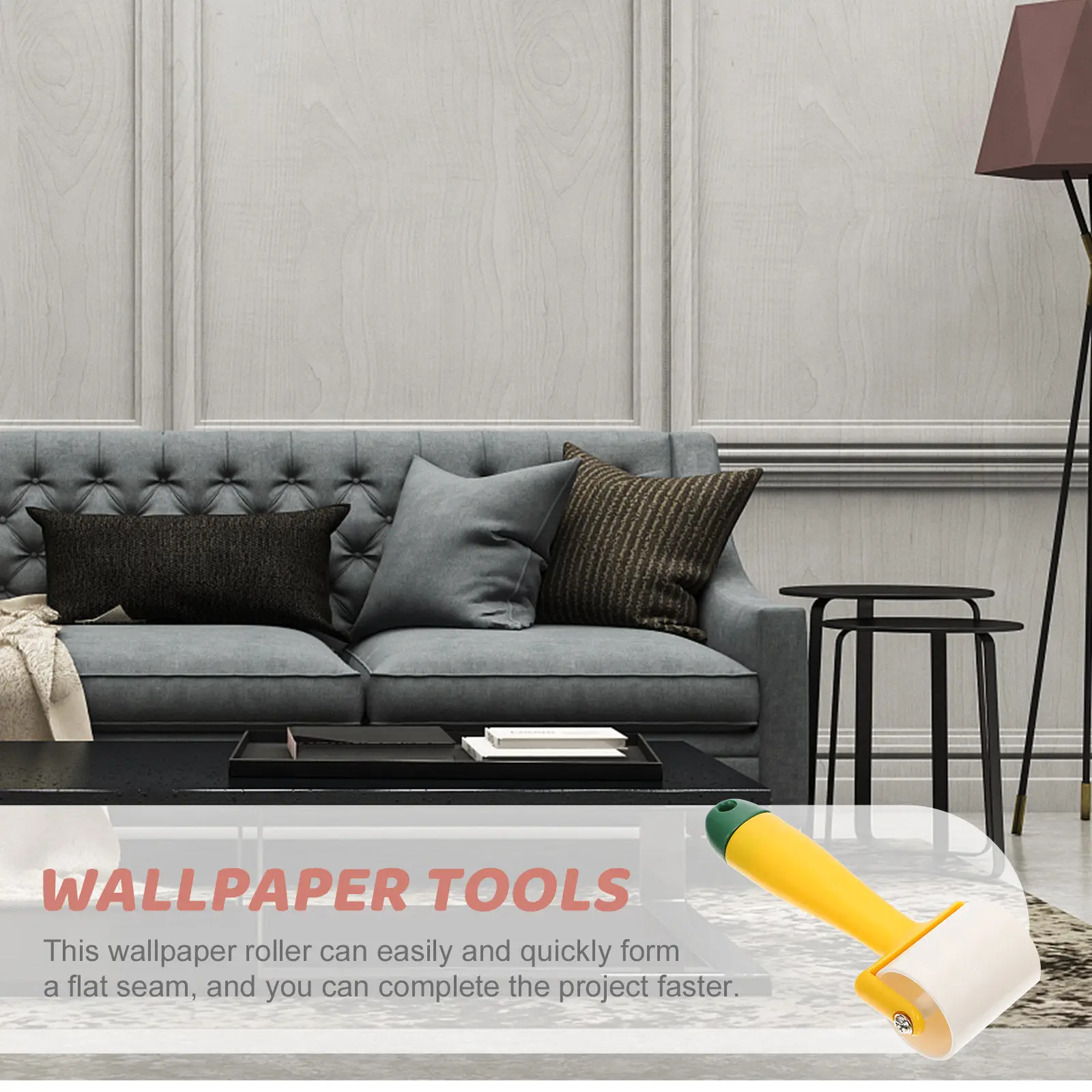 Wallpaper Roller Heavy Duty Seam Pressing Tool for Wallpaper Installation Smooth Vinyl Sticker Smoothing Quilting Sewing
Wallpaper Roller Heavy Duty Seam Pressing Tool for Wallpaper Installation Smooth Vinyl Sticker Smoothing Quilting Sewing