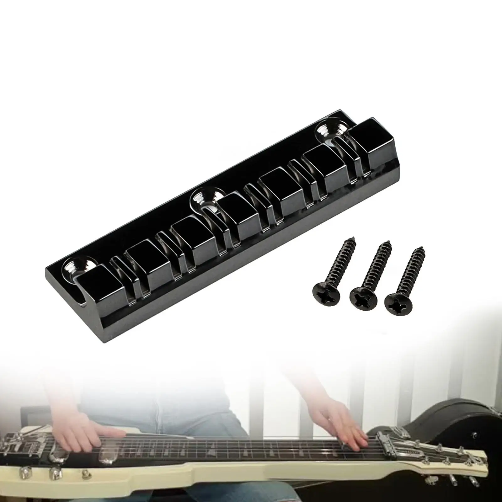 Guitar Bridge Music Instrument Part for 12 String Guitars Musical Instrument
Guitar Bridge Music Instrument Part for 12 String Guitars Musical Instrument