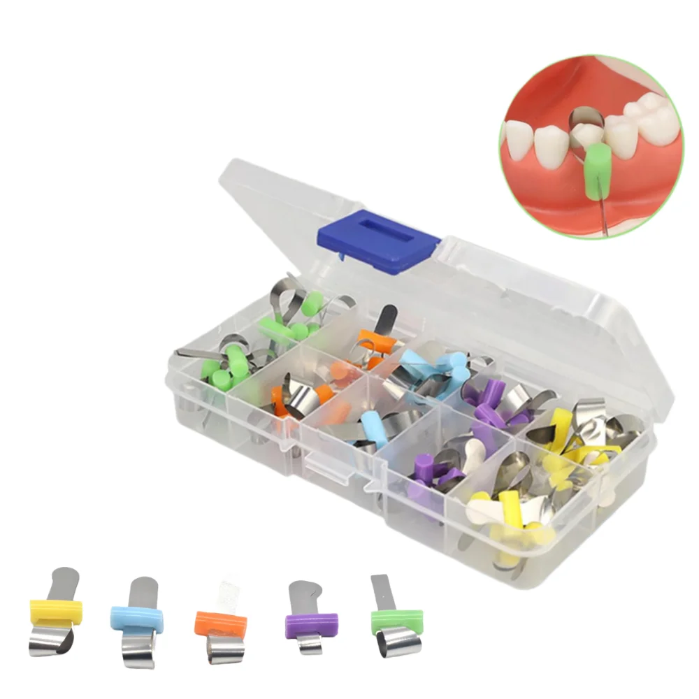 50 шт./кор. стоматологическая матрица из нержавеющей стали, стоматологическая ортодонтическая формовочная листовая металлическая матрица с позиционированием, инструмент для стоматологической клиники
50 шт./кор. стоматологическая матрица из нержавеющей стали, стоматологическая ортодонтическая формовочная листовая металлическая матрица с позиционированием, инструмент для стоматологической клиники