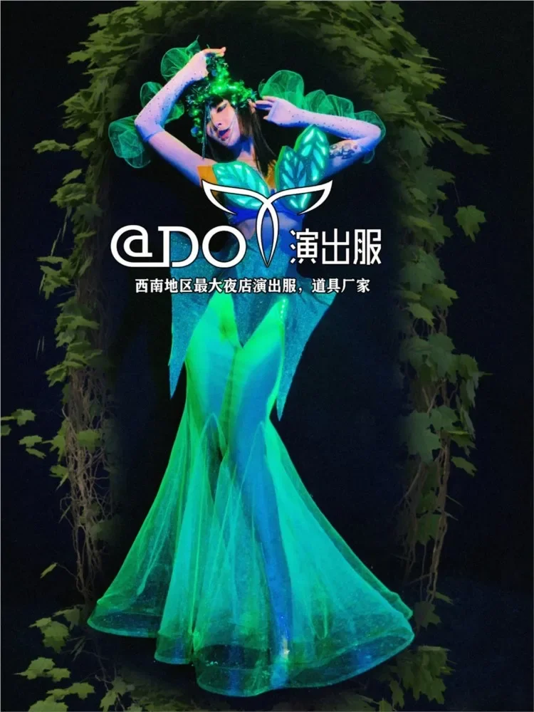 Bar Nightclub Tech Forest Party Atmospheric Leaf Elf GOGO Show Costume DS Women Birthday Party Performance Costumes
Bar Nightclub Tech Forest Party Atmospheric Leaf Elf GOGO Show Costume DS Women Birthday Party Performance Costumes