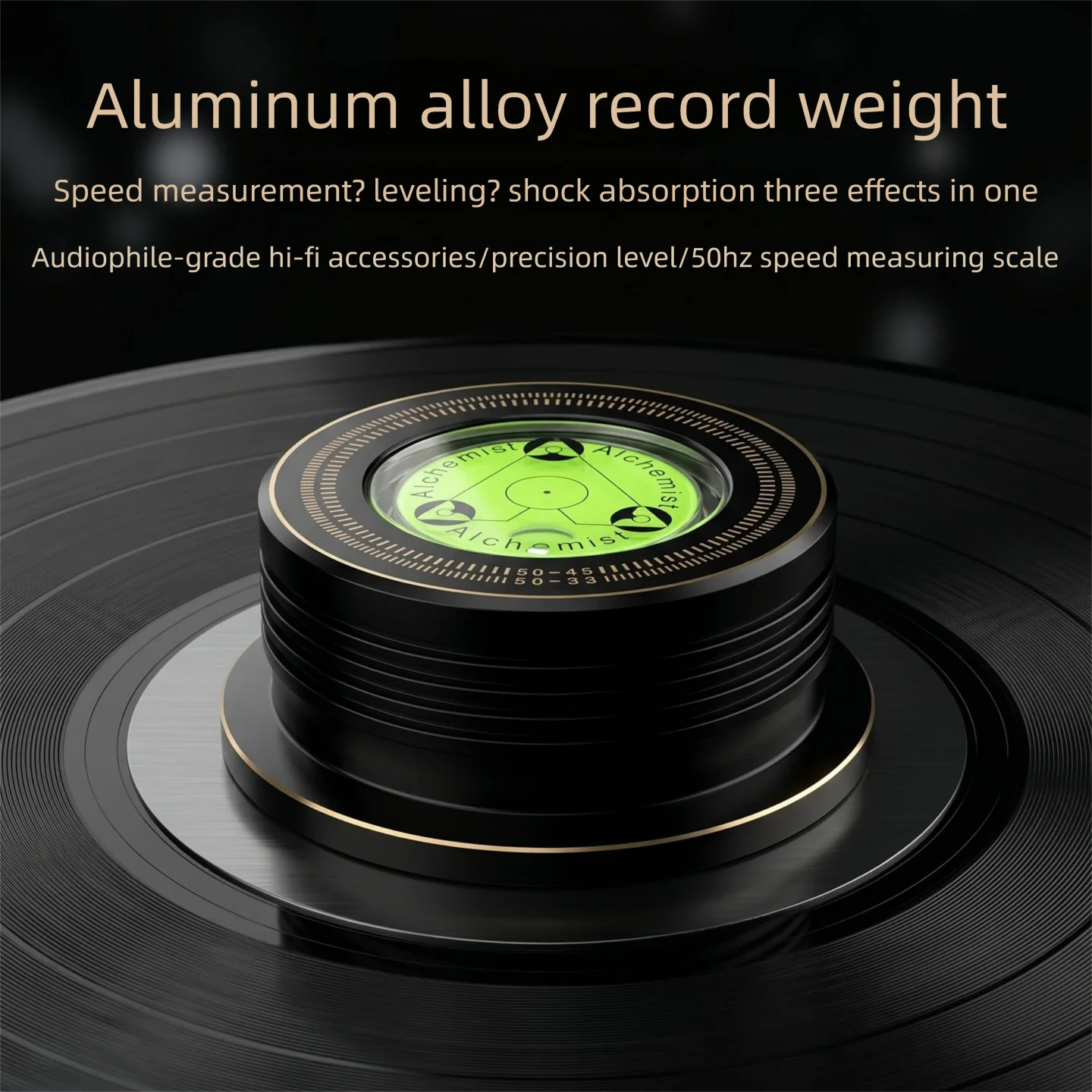 HIFIDIY Aluminum Alloy Universal 50Hz LP Vinyl Record Player Disc Turntable Stabilizer with Level Weight Clamp Music Player
HIFIDIY Aluminum Alloy Universal 50Hz LP Vinyl Record Player Disc Turntable Stabilizer with Level Weight Clamp Music Player